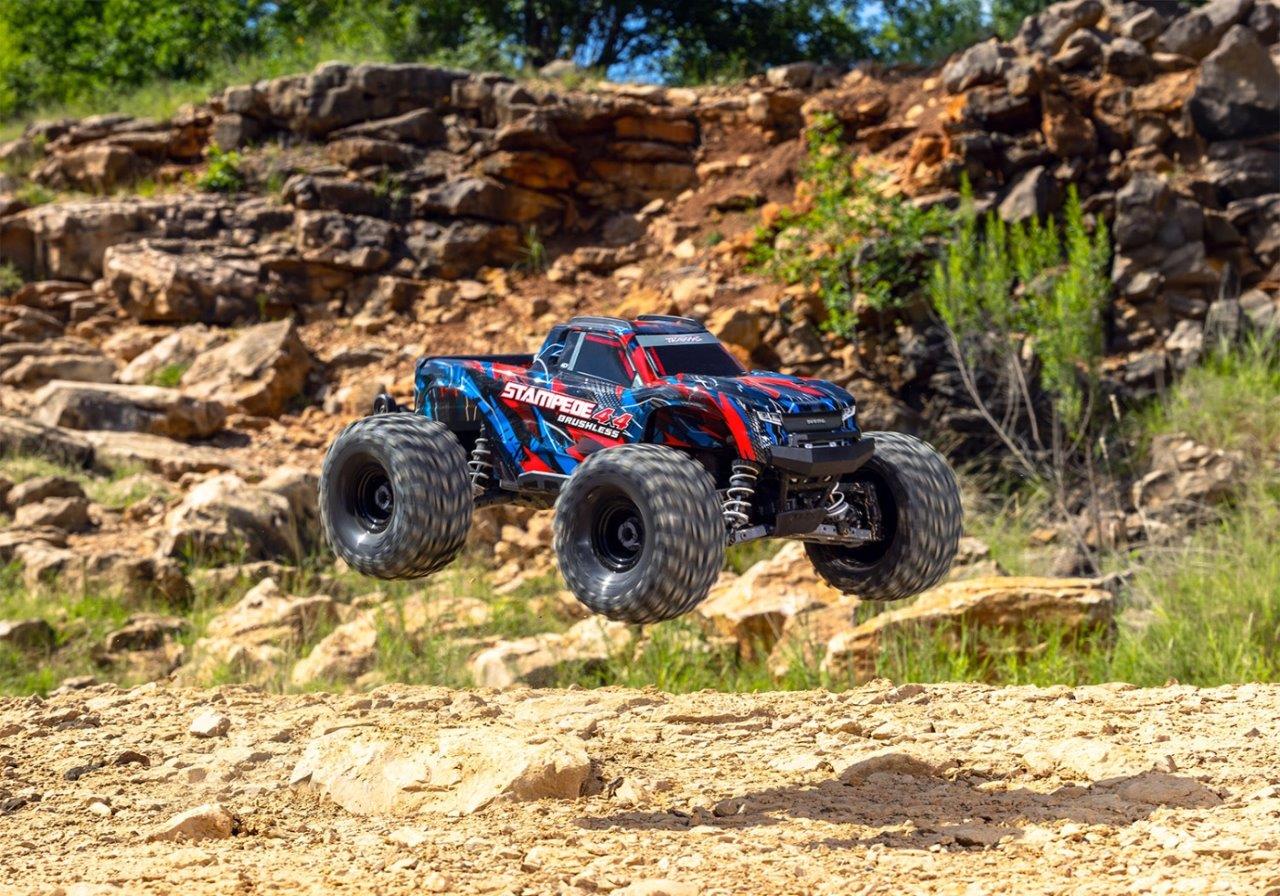 Traxxas Stampede 4x4 1/10 HD VX3 BL 3S RTR Röd - 6