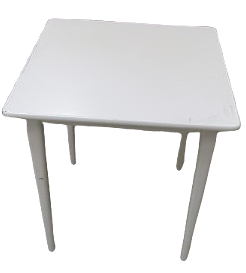 Litet vitt bord