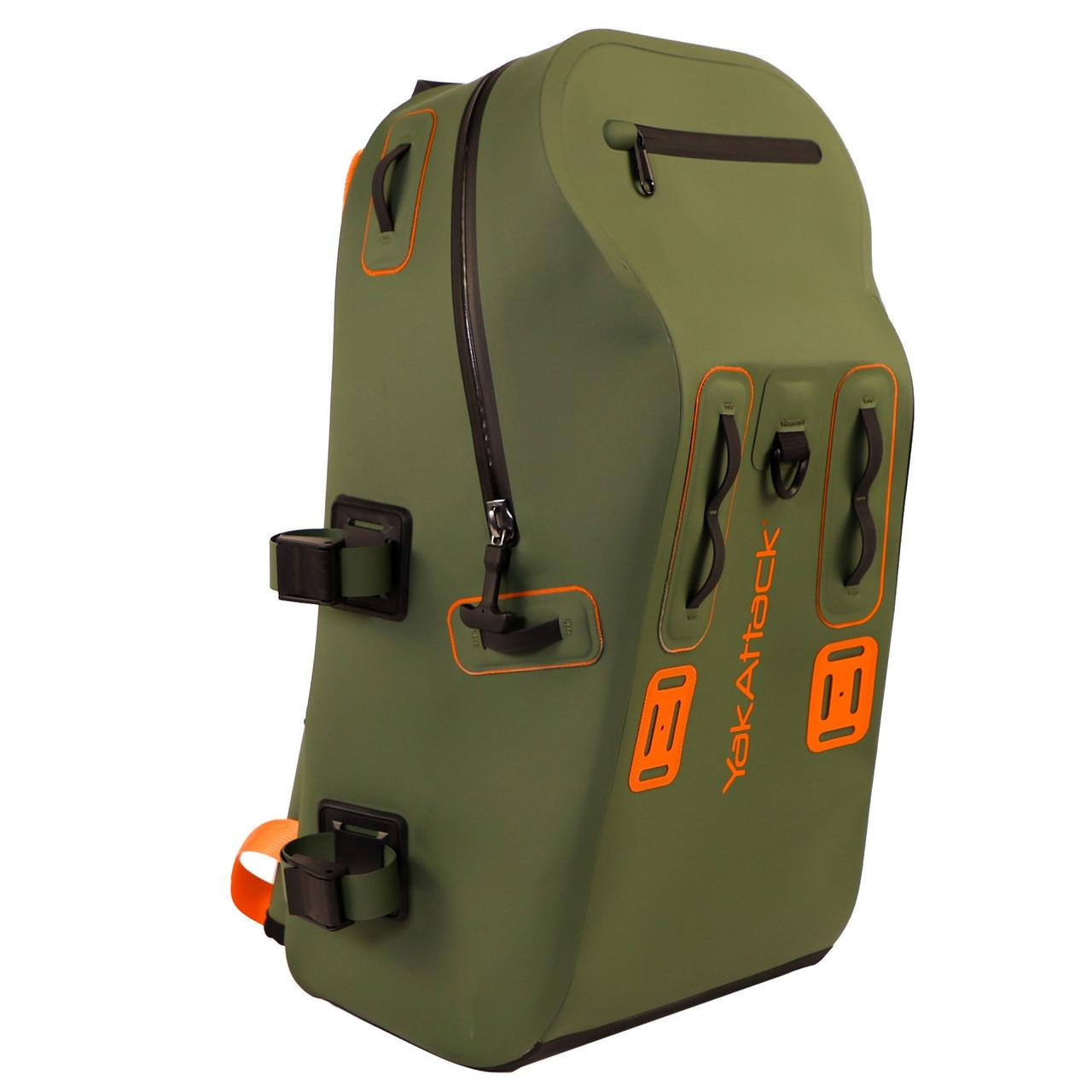 Yakattack 28L Blackwater DryPak, Grön/Orange - 4
