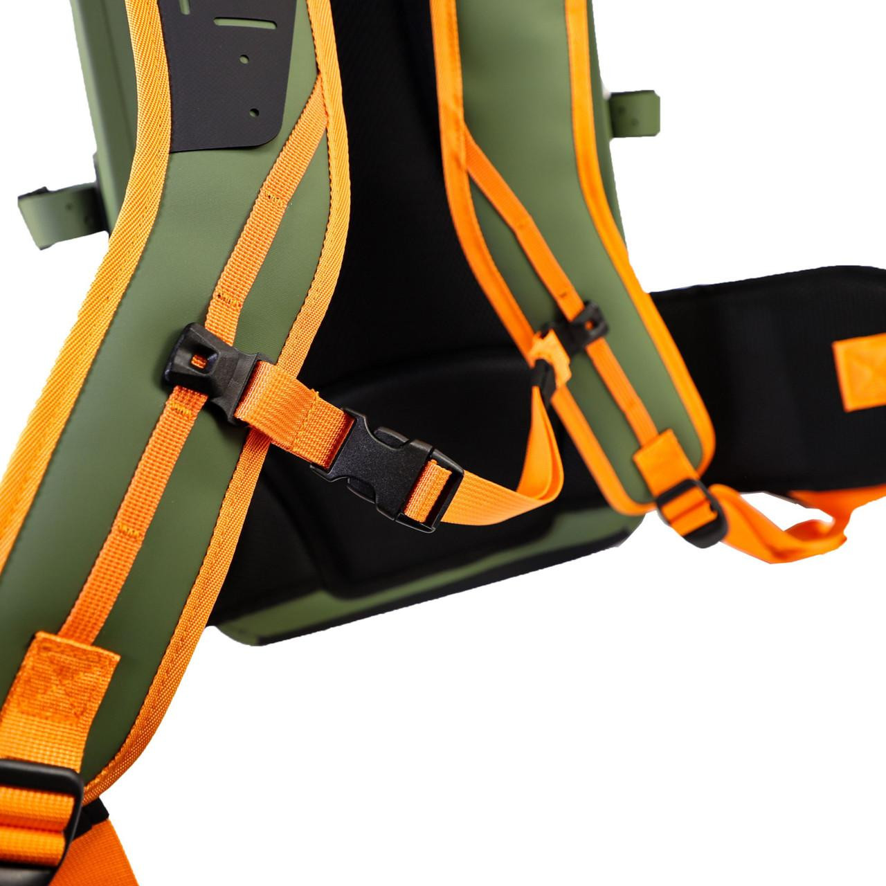 Yakattack 28L Blackwater DryPak, Grön/Orange - 12