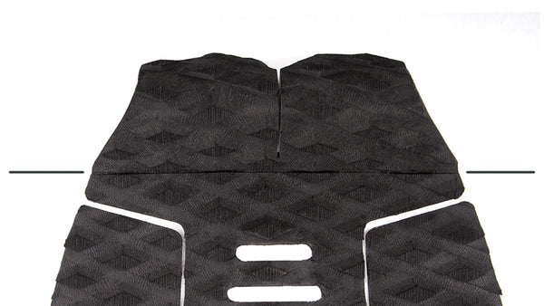 Ocean & Earth Simple Jack 3-Piece Tail Pad Black/Coral - 7