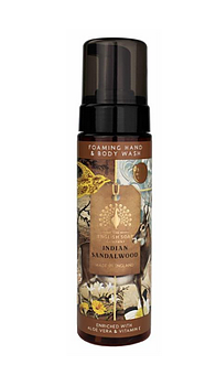 Foaming hand & body wash – Indian Sandelwood 200ml 