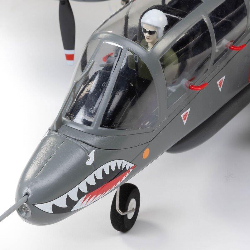 E-flite Micro OV-10 Bronco 645mm BNF Basic with AS3X and SAFE Select - 23