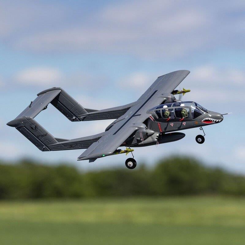 E-flite Micro OV-10 Bronco 645mm BNF Basic with AS3X and SAFE Select - 8