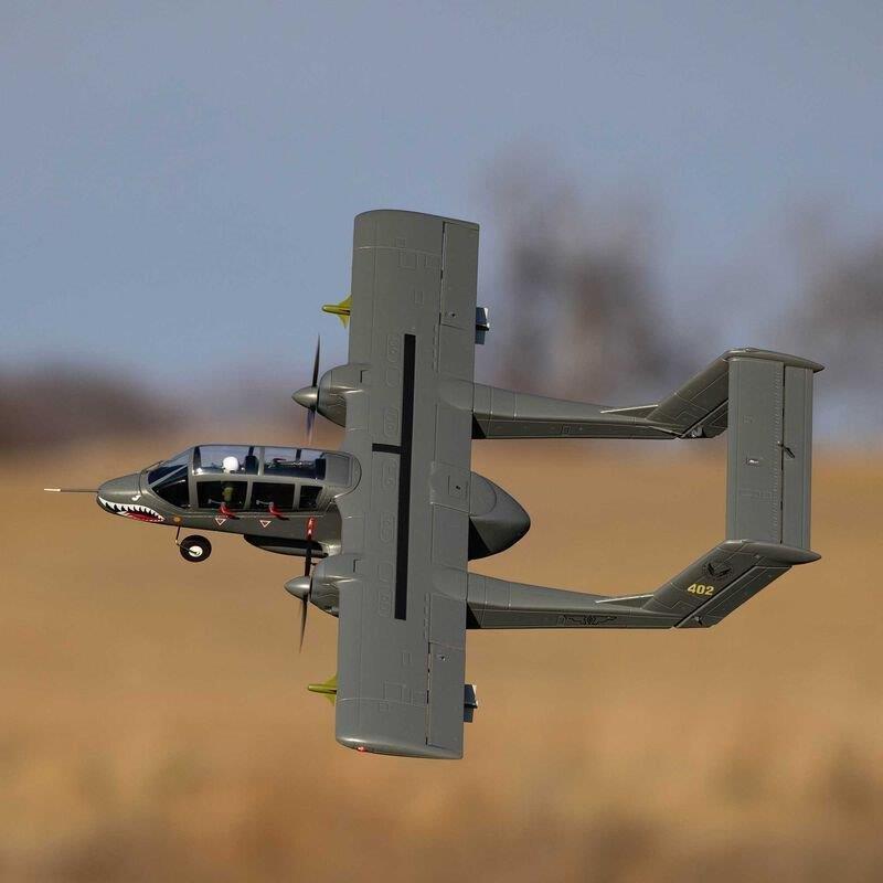 E-flite Micro OV-10 Bronco 645mm BNF Basic with AS3X and SAFE Select - 4