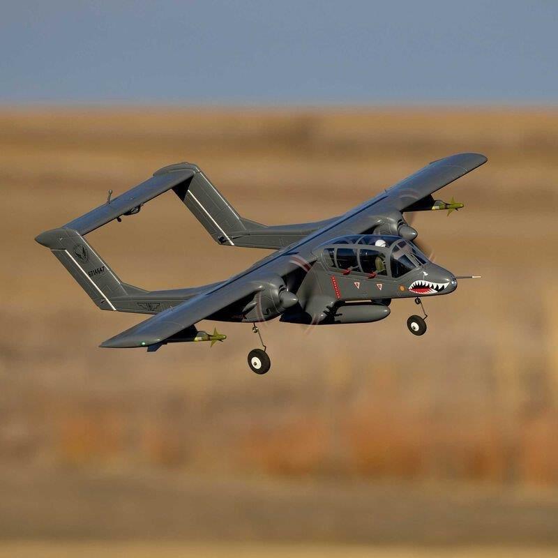 E-flite Micro OV-10 Bronco 645mm BNF Basic with AS3X and SAFE Select - 6
