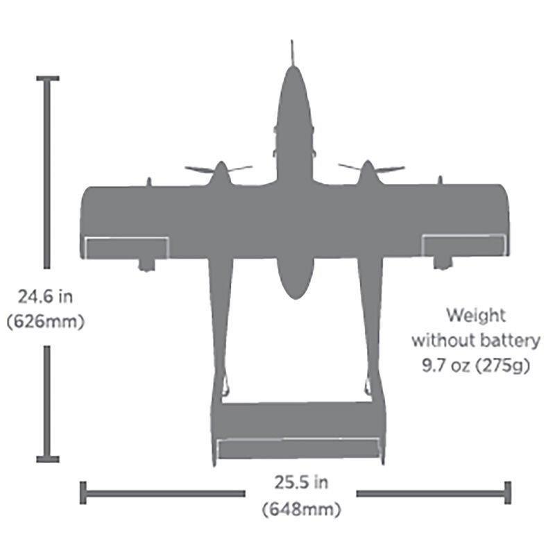 E-flite Micro OV-10 Bronco 645mm BNF Basic with AS3X and SAFE Select - 31