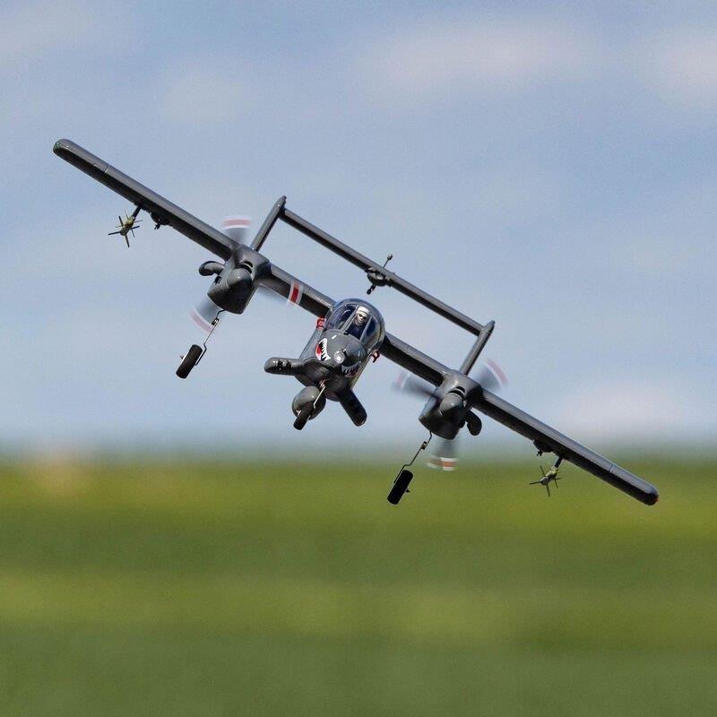 E-flite Micro OV-10 Bronco 645mm BNF Basic with AS3X and SAFE Select - 5