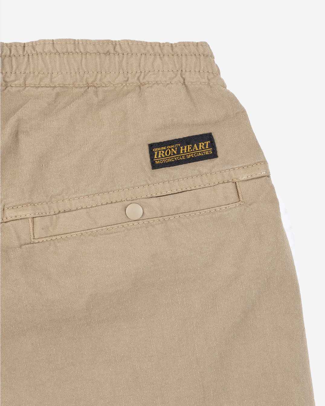 Iron Heart - IH-729-KHA Cotton Easy Shorts Khaki - 4