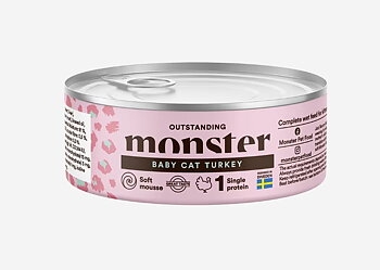 Monster Cat Baby Mousse, våtfoder 100 g