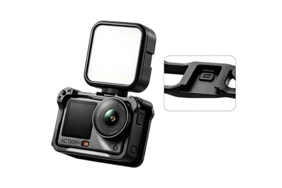STABLECAM Plastic Cage Expansion Frame with Cold Shoe for DJI Osmo Action 6 - 4
