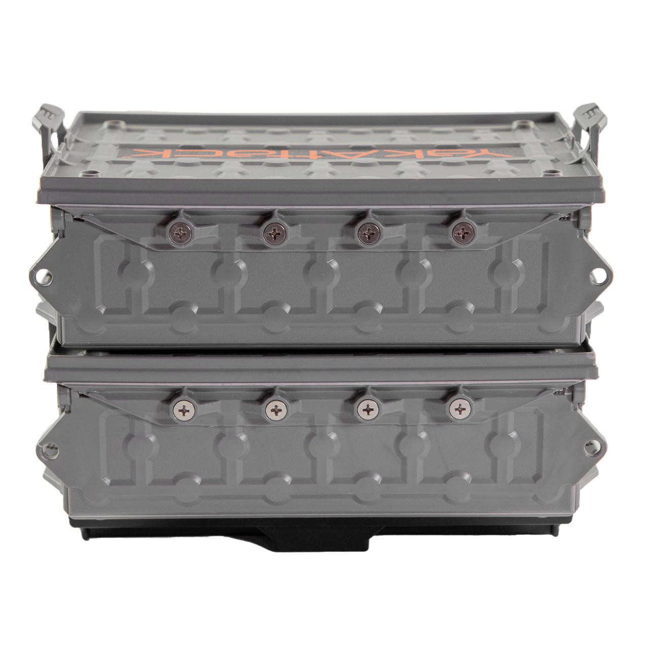 Yakattack TracPak Combo Kit, Two Boxes and Quick-Release Base - Battleship Grey - 5
