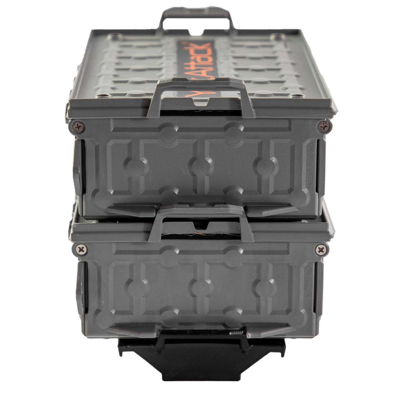 Yakattack TracPak Combo Kit, Two Boxes and Quick-Release Base - Battleship Grey - 14
