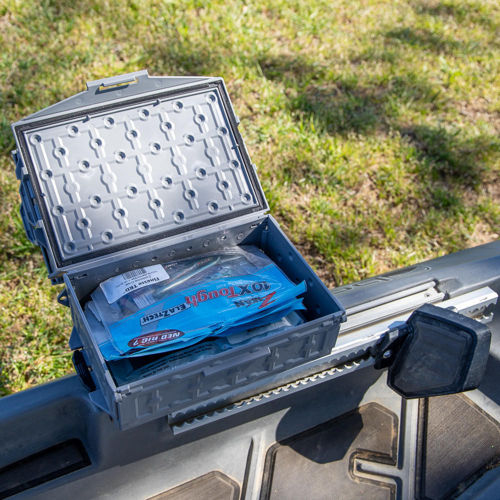 Yakattack TracPak Combo Kit, Two Boxes and Quick-Release Base - Battleship Grey