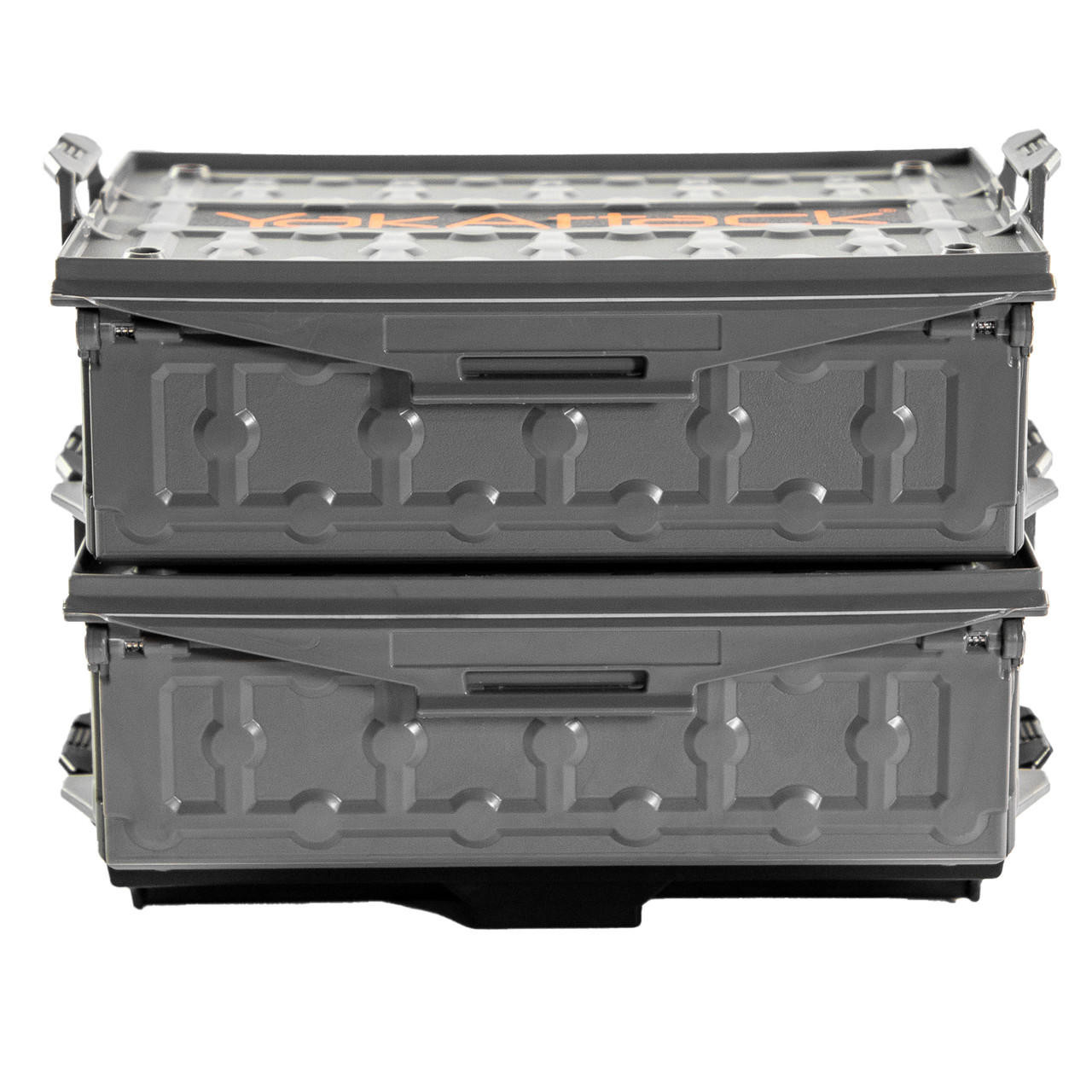 Yakattack TracPak Combo Kit, Two Boxes and Quick-Release Base - Battleship Grey - 10