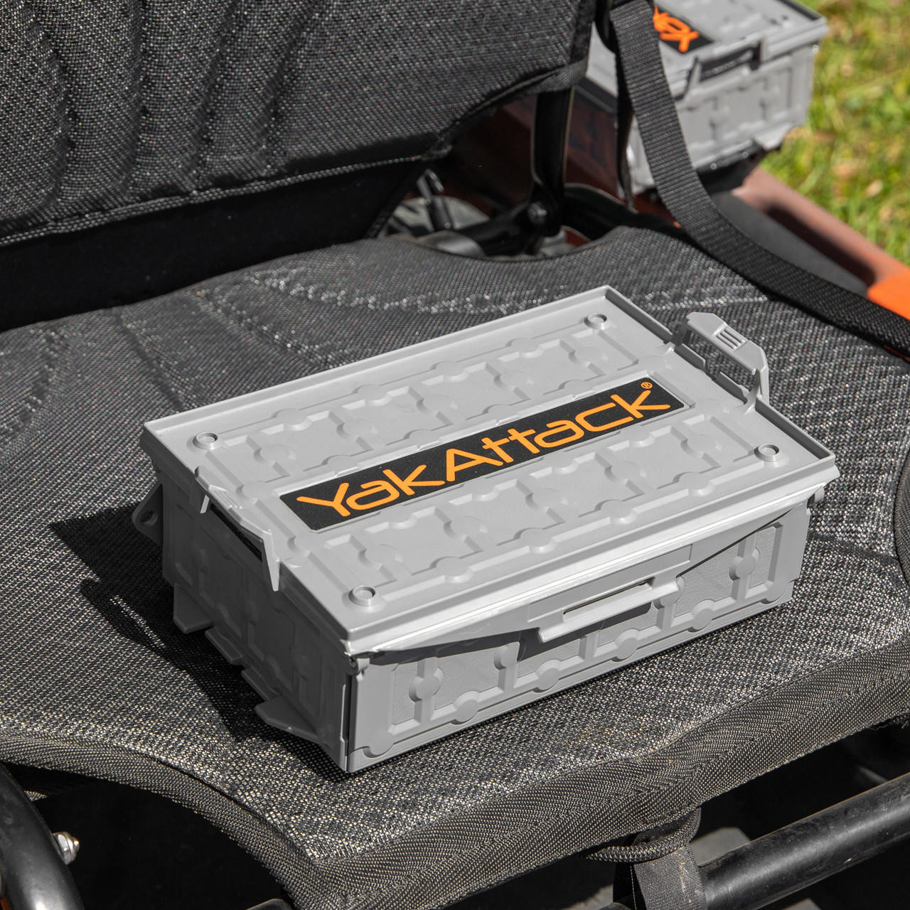 Yakattack TracPak Stackable Storage Box, Spare Box - Battleship Grey - 5