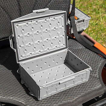 Yakattack TracPak Stapelbare Aufbewahrungsbox, Ersatzbox – Battleship Grey