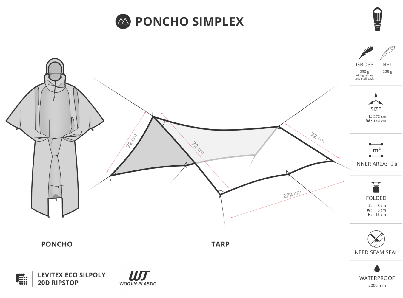 Liteway PONCHO SIMPLEX - 10