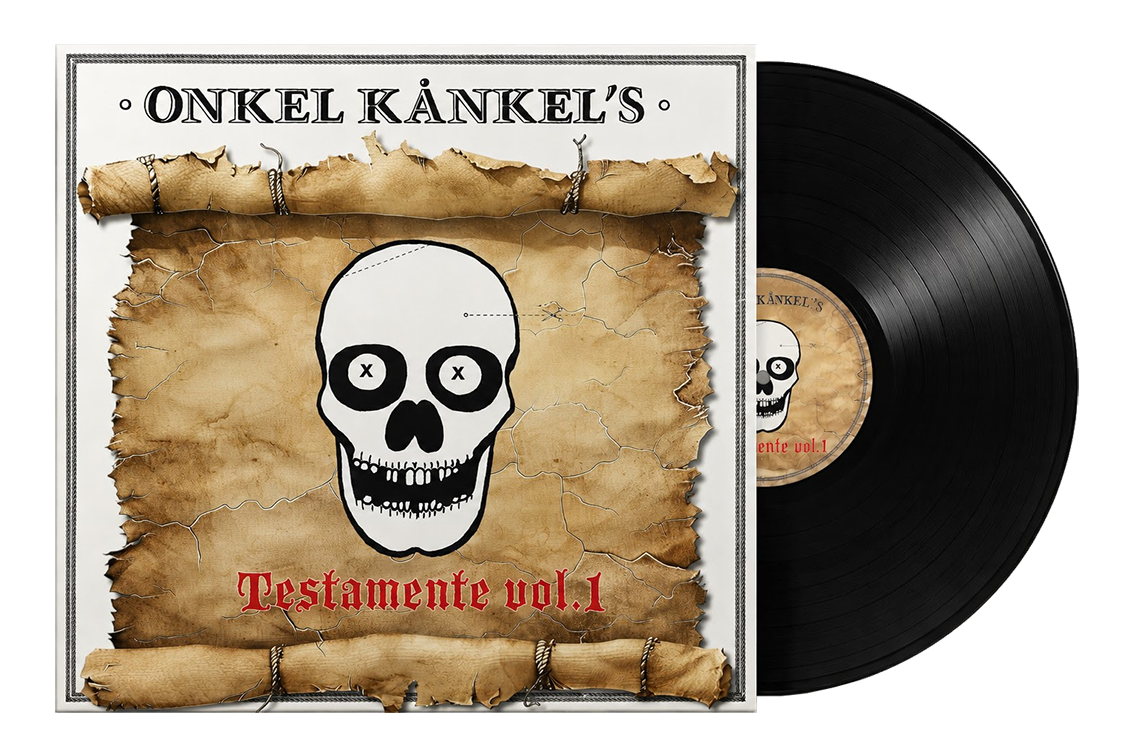ONKEL KÅNKEL - ONKEL KÅNKELS TESTAMENTE VOL 1 (SVART VINYL)