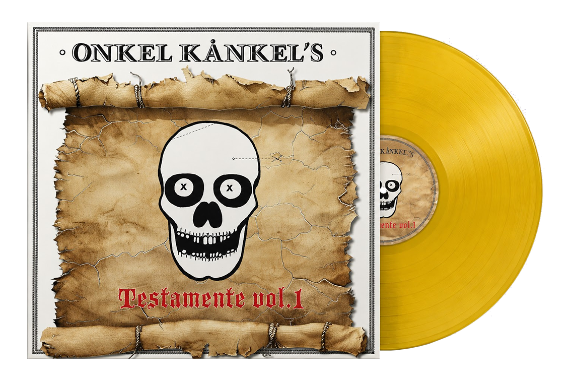 ONKEL KÅNKEL - ONKEL KÅNKELS TESTAMENTE VOL 1 (GUL VINYL)
