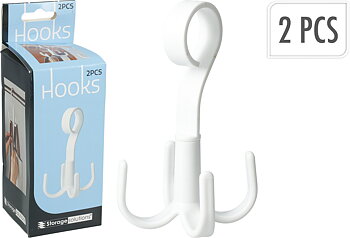 Hängkrok 4-krok 2-pack