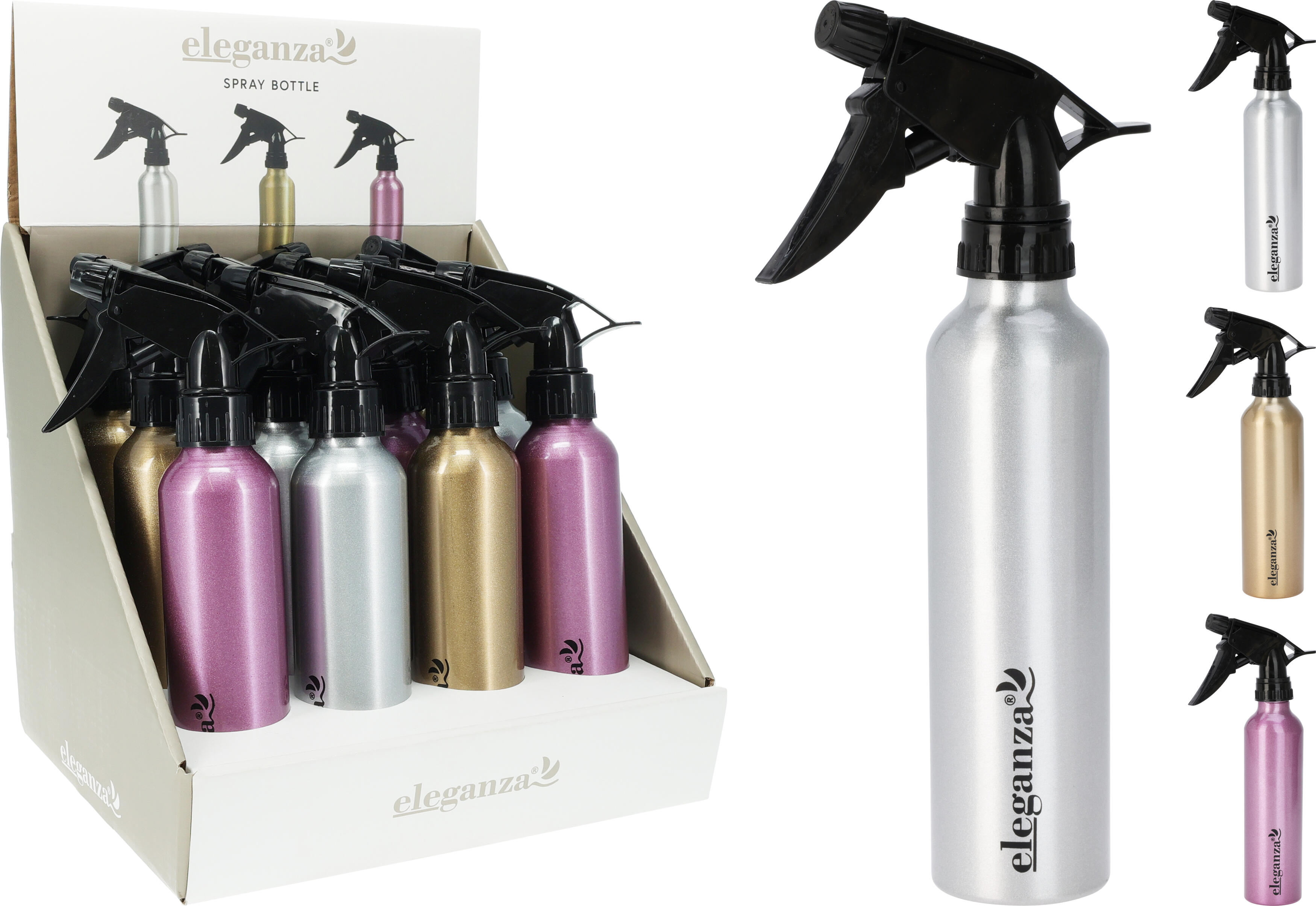 Sprayflaska 250 ml aluminium