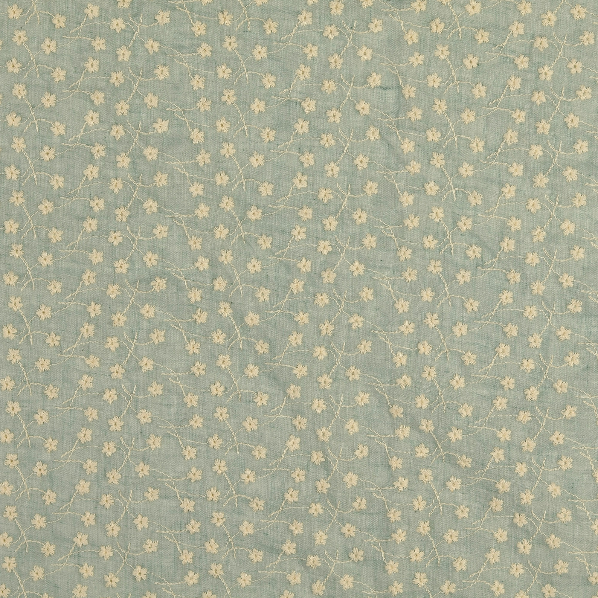 MUSLIN MINI FLOWER - LIGHT GREEN - 3
