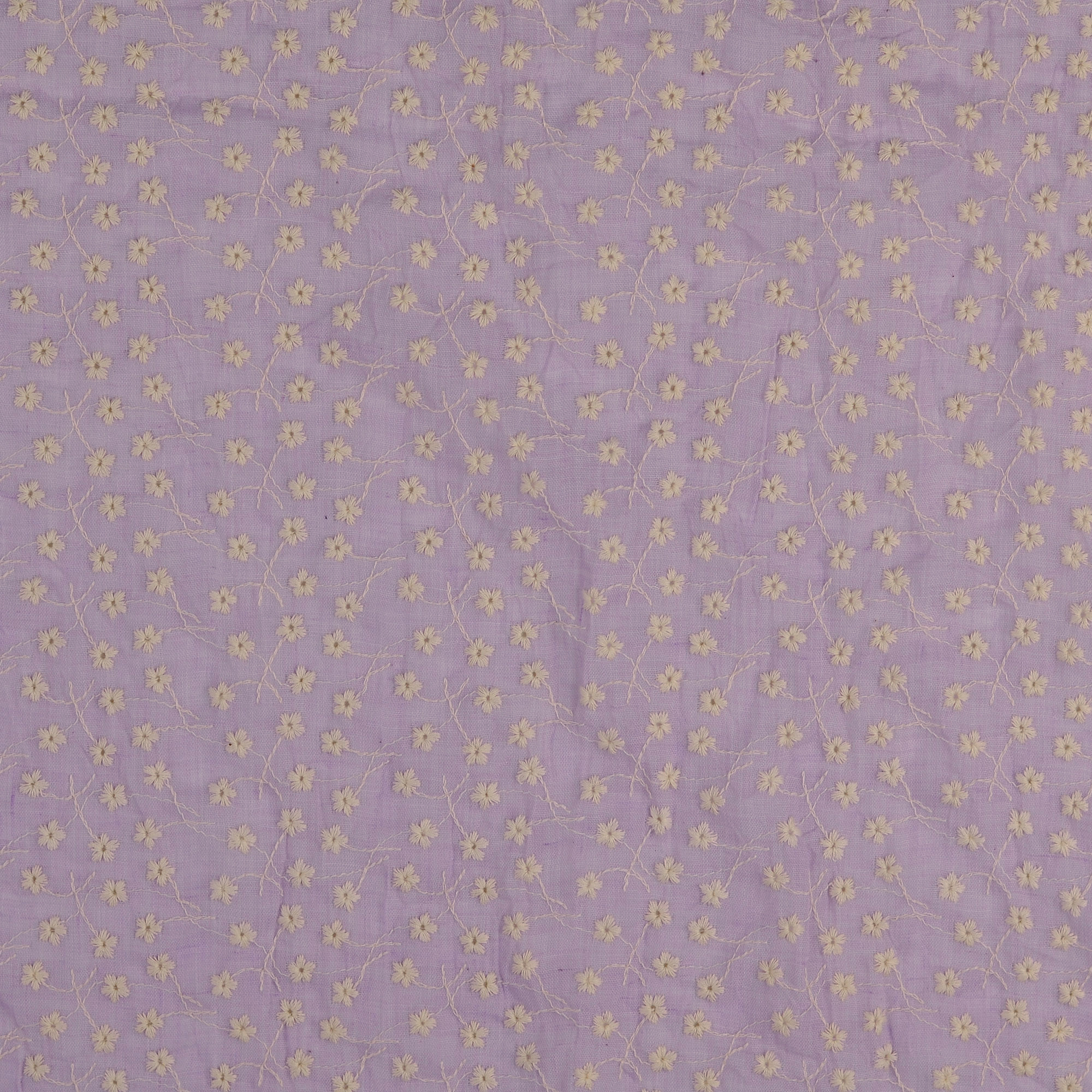 MUSLIN MINI FLOWER - PASTEL PURPLE - 2