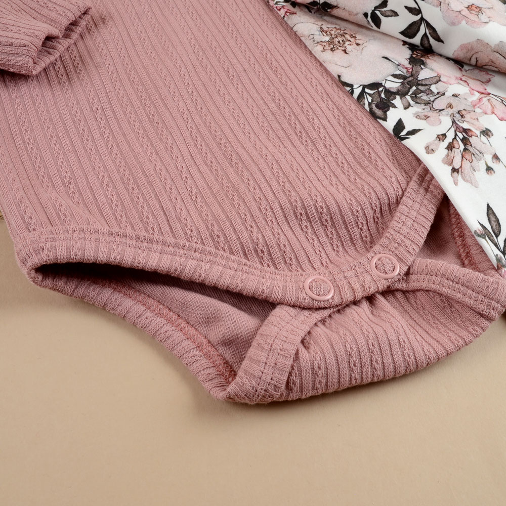 RIBBAD AJOUR - DUSTY ROSE - 10