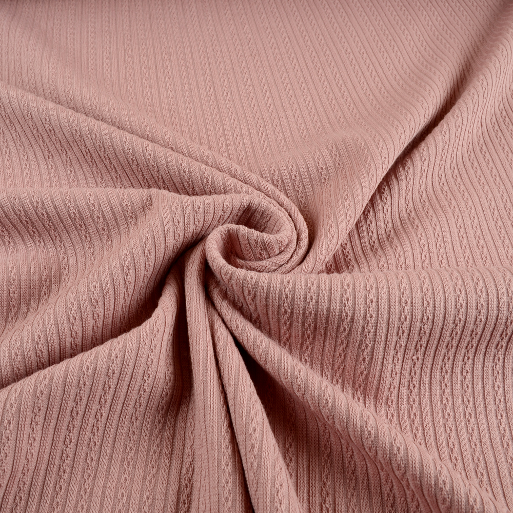 RIBBAD AJOUR - DUSTY ROSE