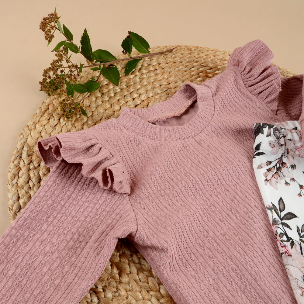 RIBBAD AJOUR - DUSTY ROSE - 8