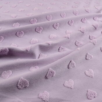 TERRY HEART - PASTEL PURPLE