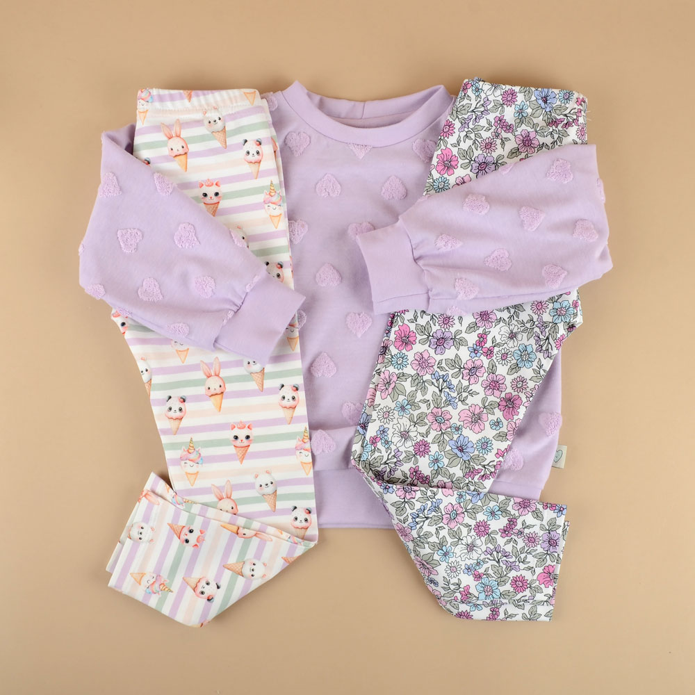 TERRY HEART - PASTEL PURPLE - 9