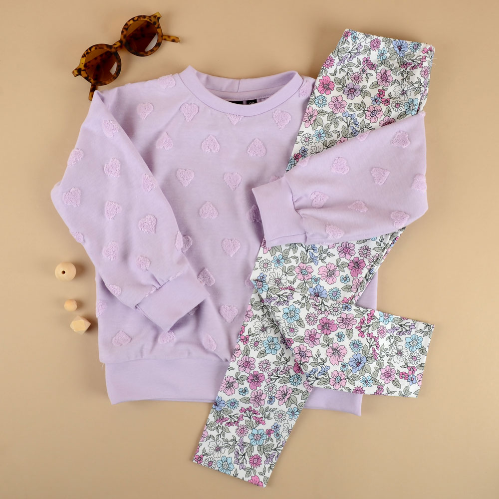 TERRY HEART - PASTEL PURPLE - 12