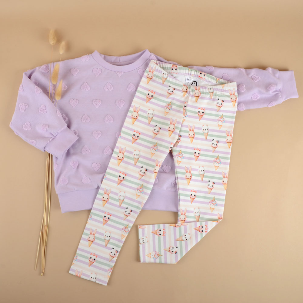 TERRY HEART - PASTEL PURPLE - 8