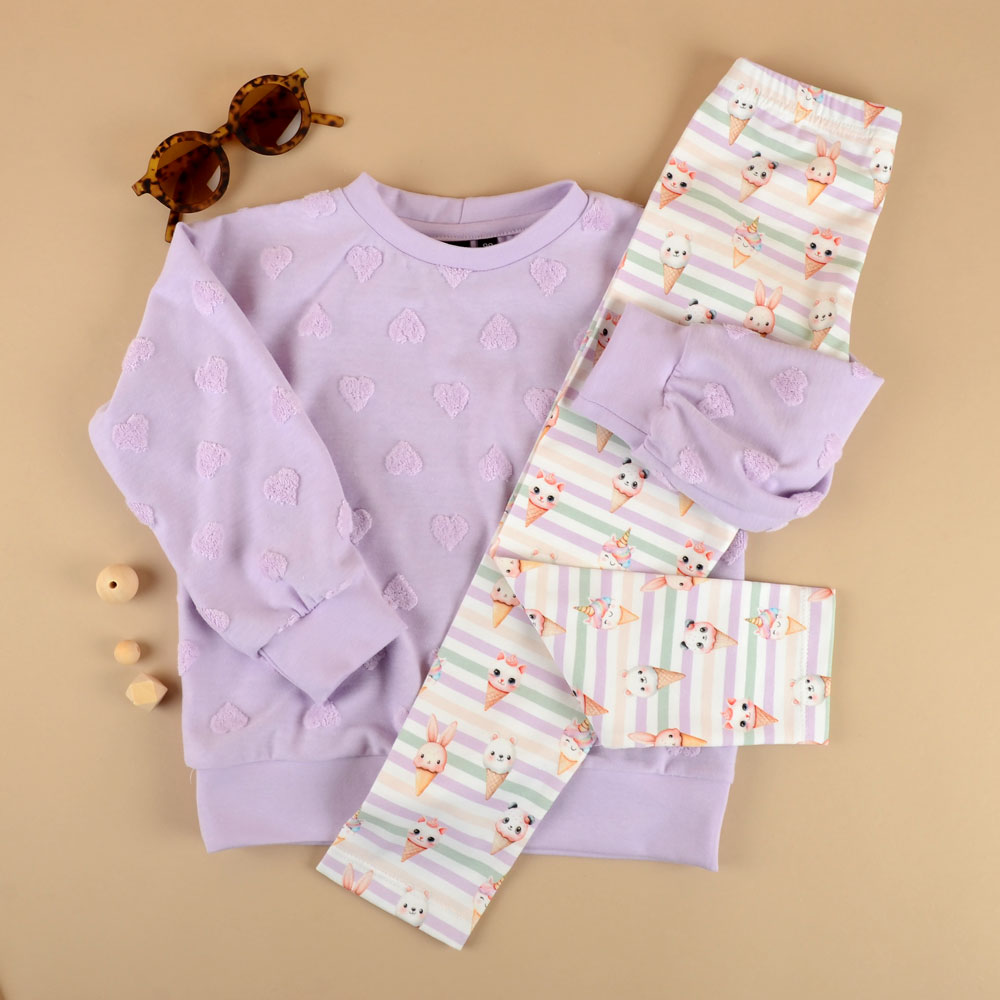 TERRY HEART - PASTEL PURPLE - 11