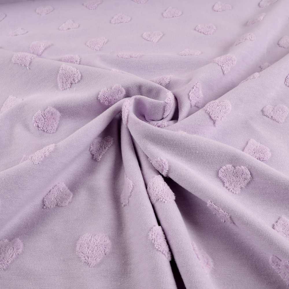 TERRY HEART - PASTEL PURPLE