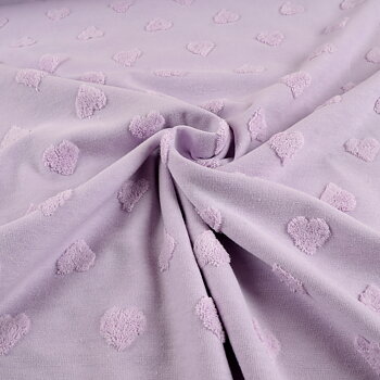 TERRY HEART - PASTEL PURPLE