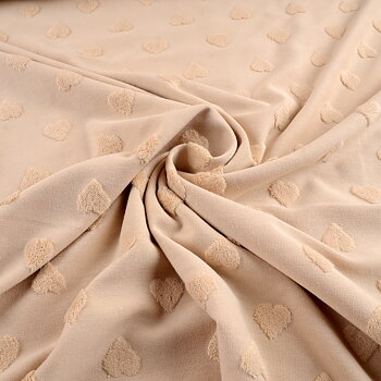 TERRY HEART - BEIGE
