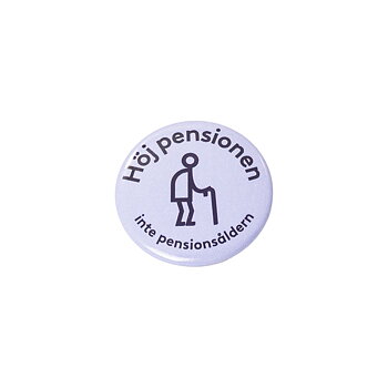 Pins - Höj pensionen, inte pensionsåldern