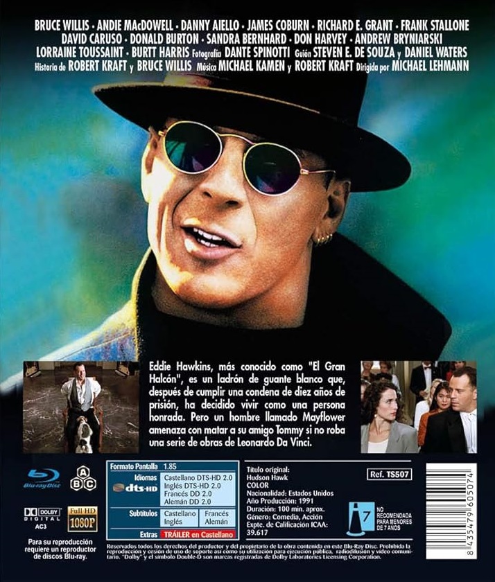 Hudson Hawk (ej svensk text) (Blu-ray) - 2