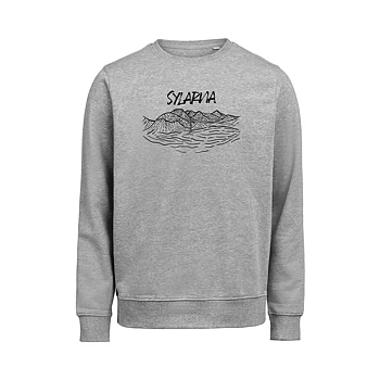Sweatshirt Crewneck Sylarna Unisex Grå 