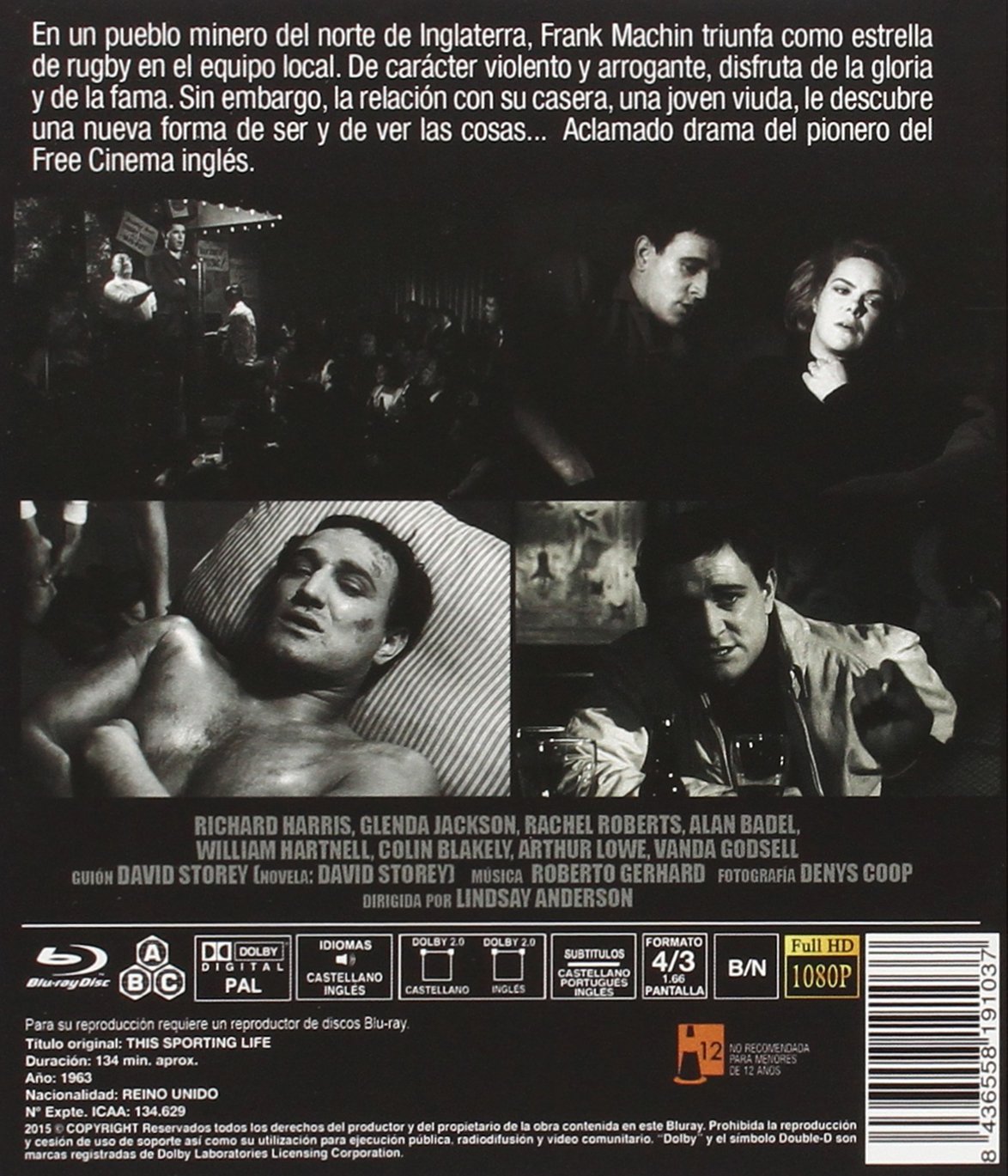 This Sporting Life (ej svensk text) (Blu-ray) - 2