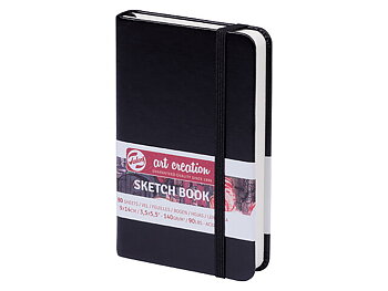 SketchBook Black 9 x 14 cm / Skissblock svart 9 x 14 cm
