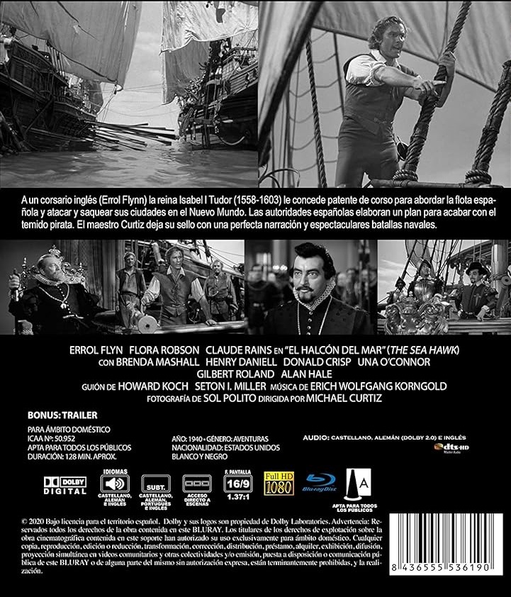 The Sea Hawk (ej svensk text) (Blu-ray) - 2