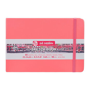 SketchBook Coral Red 21 x 15 cm / Skissblock korallröd 21 x 15 cm