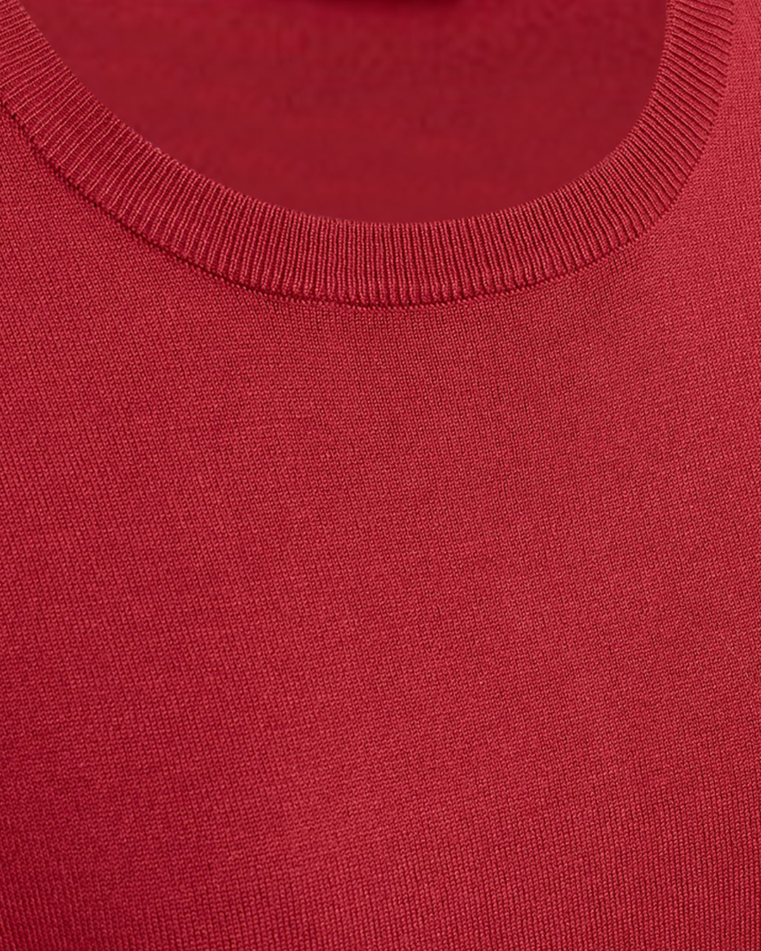 Jumper Conny finstickad hallonröd - 3