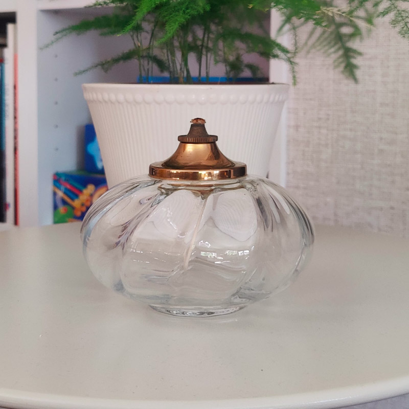 Oljelampa från Sea glasbruk