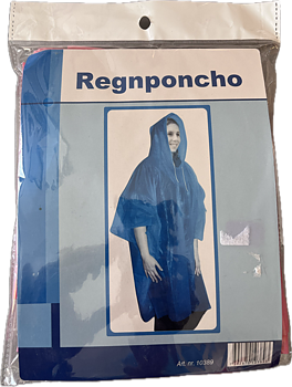 Regnponcho vinyl