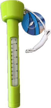 Badtermometer med snöre